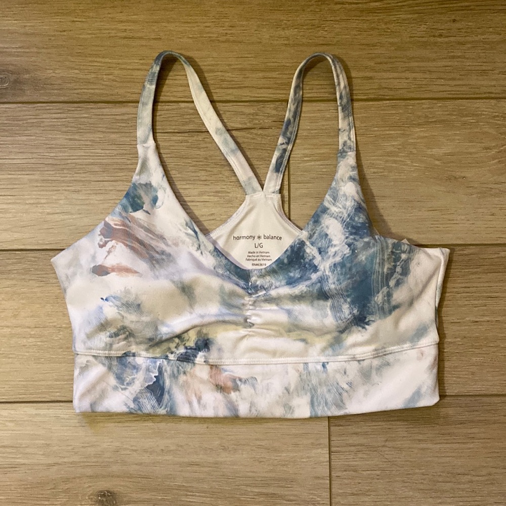 Tie-Dye Harmony Balance Padded Sports Bra - NWOT